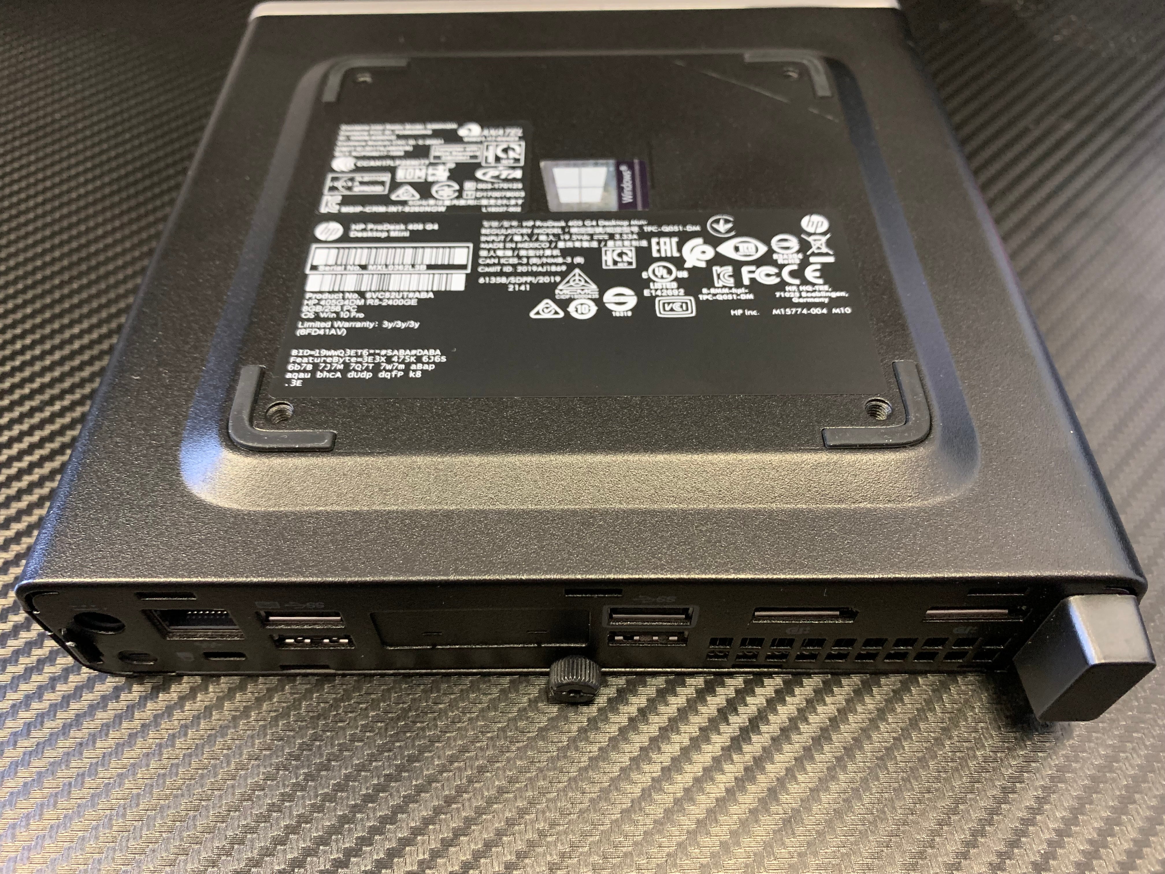 HP Pro Desk Mini Desktop (Open Box)