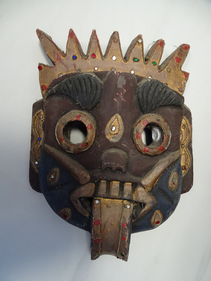 Brown Thai Demon Mask