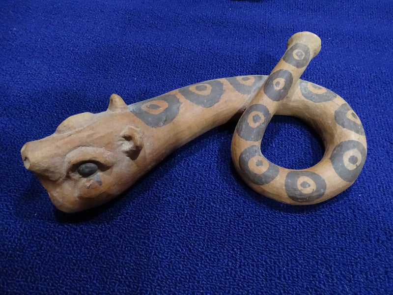 Native Hand Made Ceramic Snake